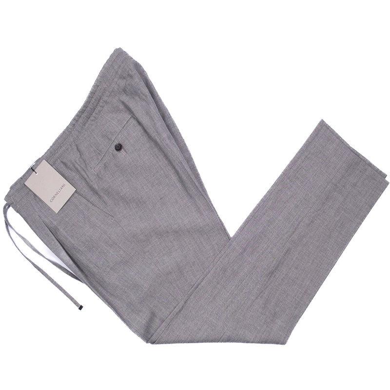 Light Grey Drawstring Casual Trouser