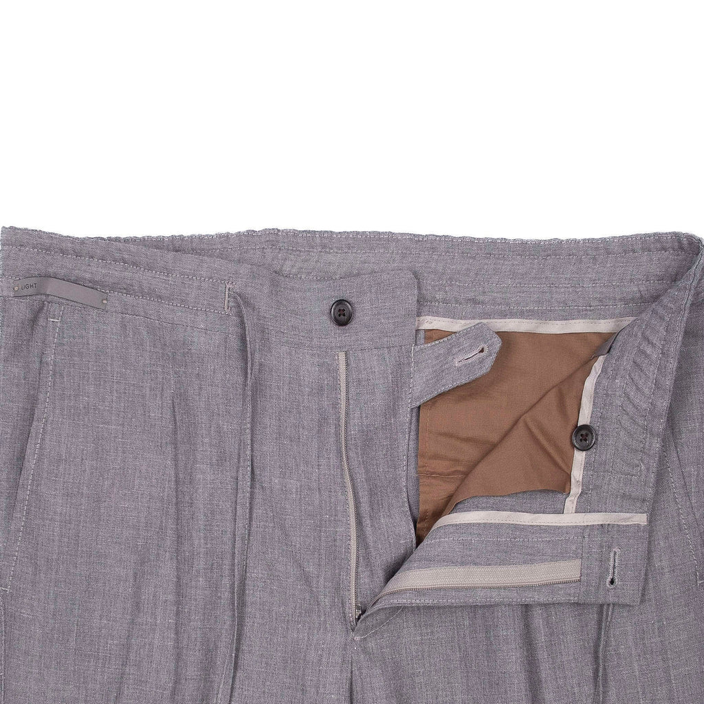 Light Grey Drawstring Casual Trouser