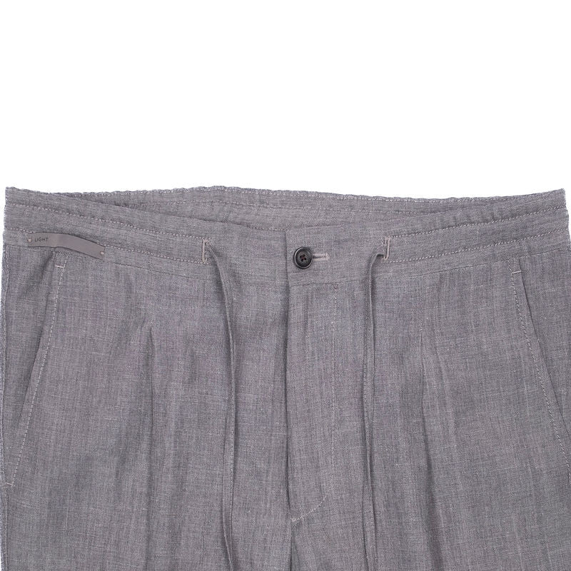 Light Grey Drawstring Casual Trouser