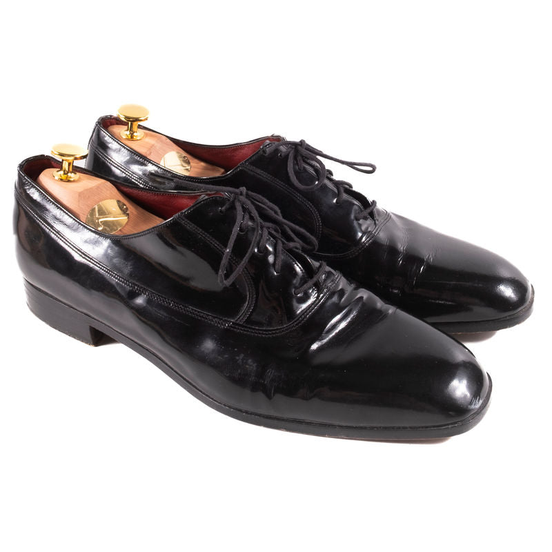 Bally Black Patent Leather Oxfords