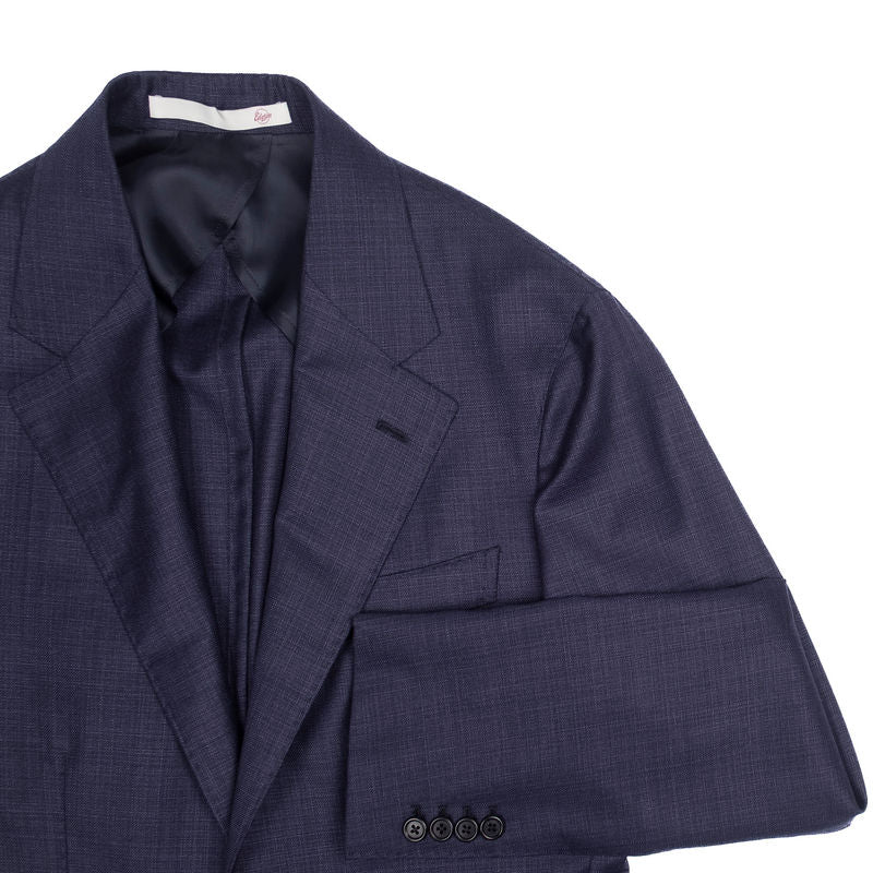 Neapolitan Hand Tailored Navy Drapers Wool/Silk/Linen Sport Coat