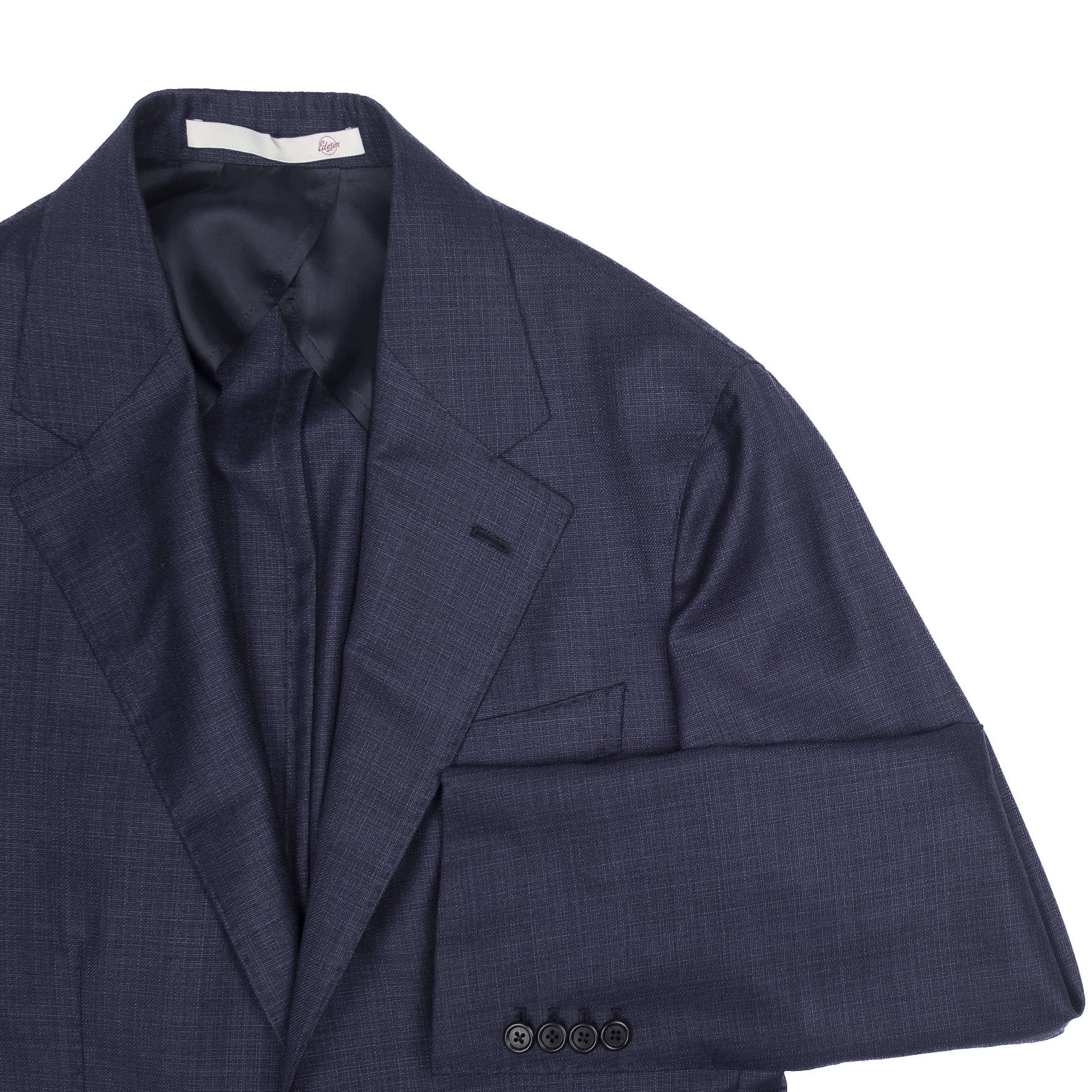 Est Retail Price 12 000 SEK - Eduardo De Simone Navy Drapers Wool/Silk/Linen Sport Coat