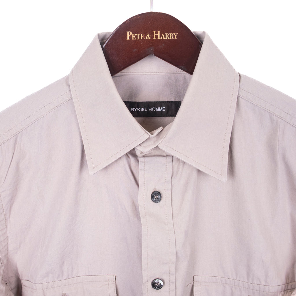 Beige Millitary Shirt