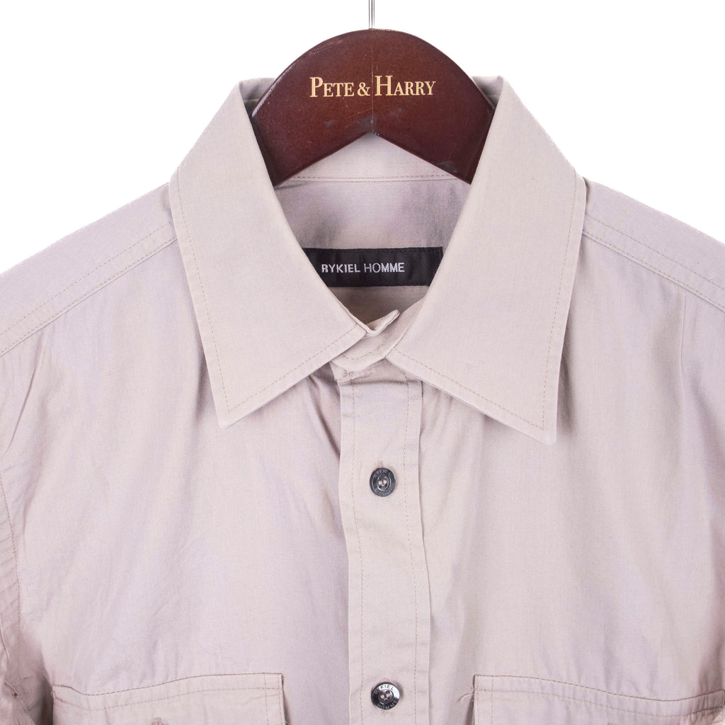 Beige Millitary Shirt