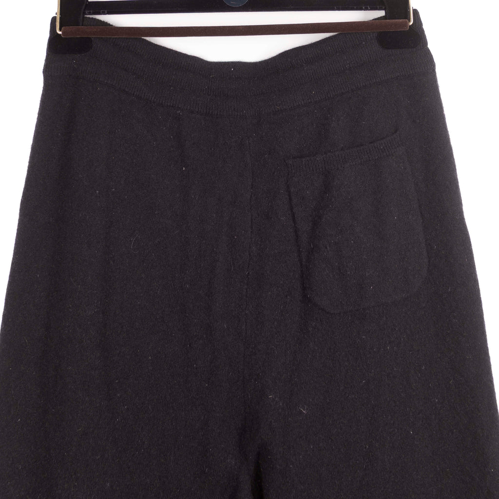 Black Drawstring Cashmere Sweatpants