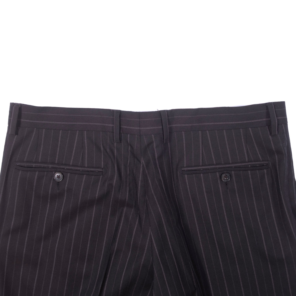 Dolce & Gabbana Grey Striped Suit