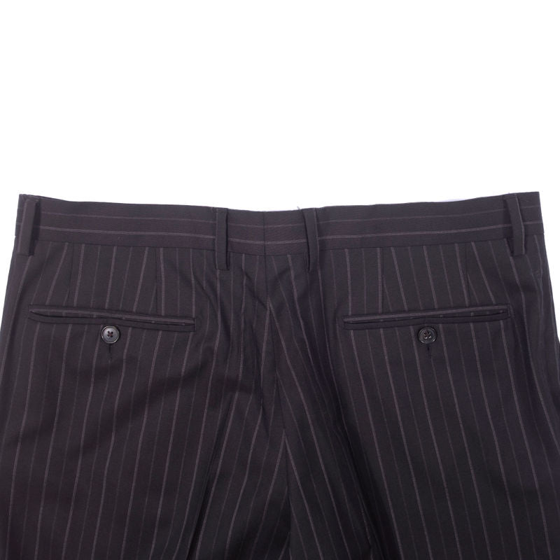 Dolce & Gabbana Grey Striped Suit