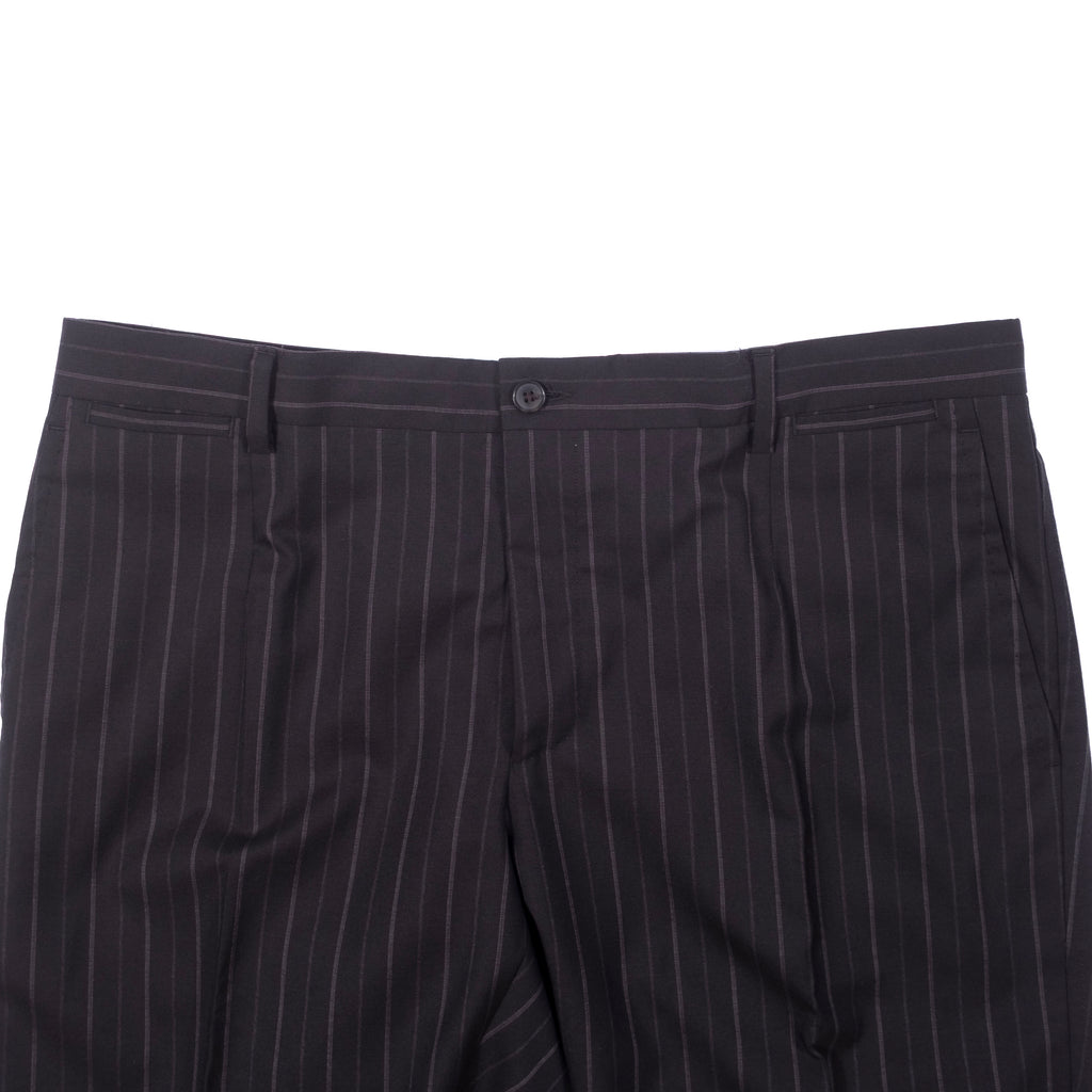 Dolce & Gabbana Grey Striped Suit