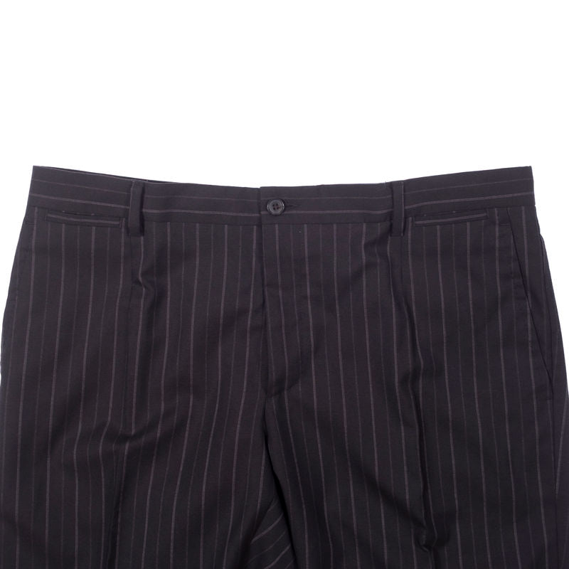 Dolce & Gabbana Grey Striped Suit