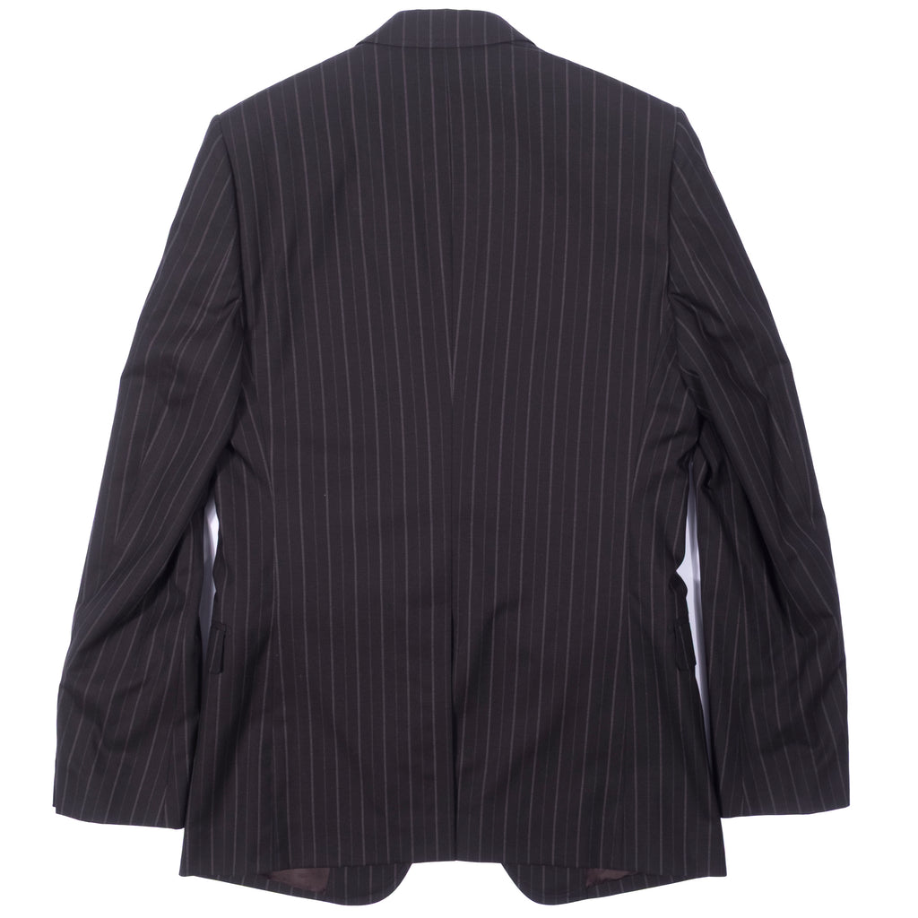 Dolce & Gabbana Grey Striped Suit