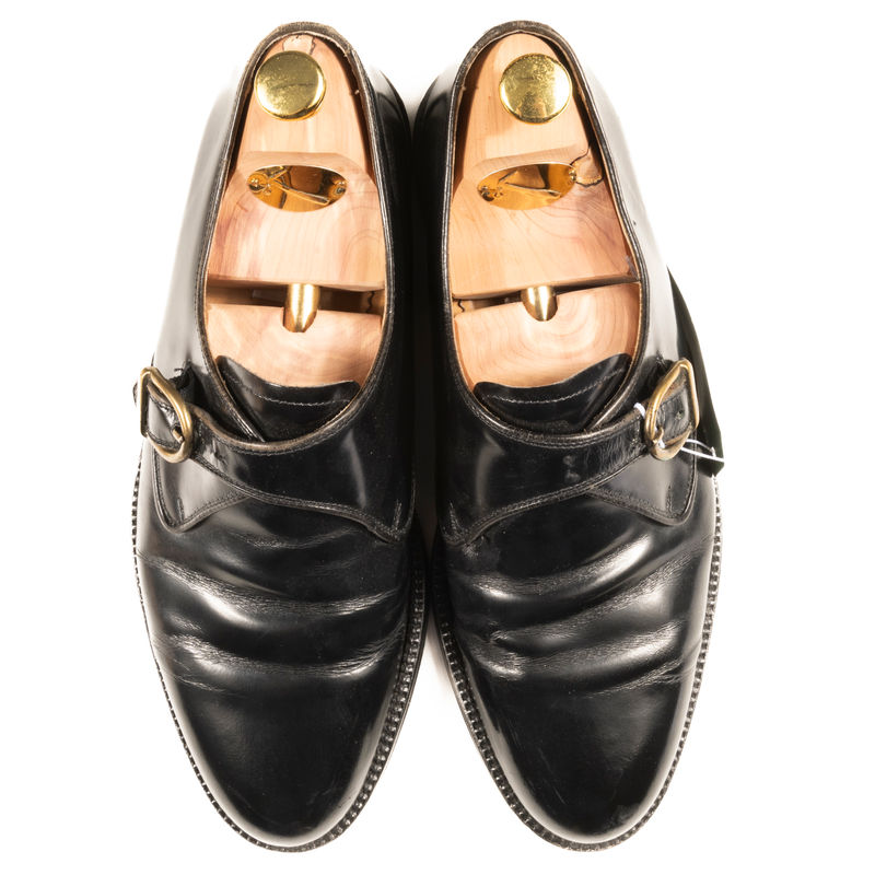 Bally Black Single Monkstrap