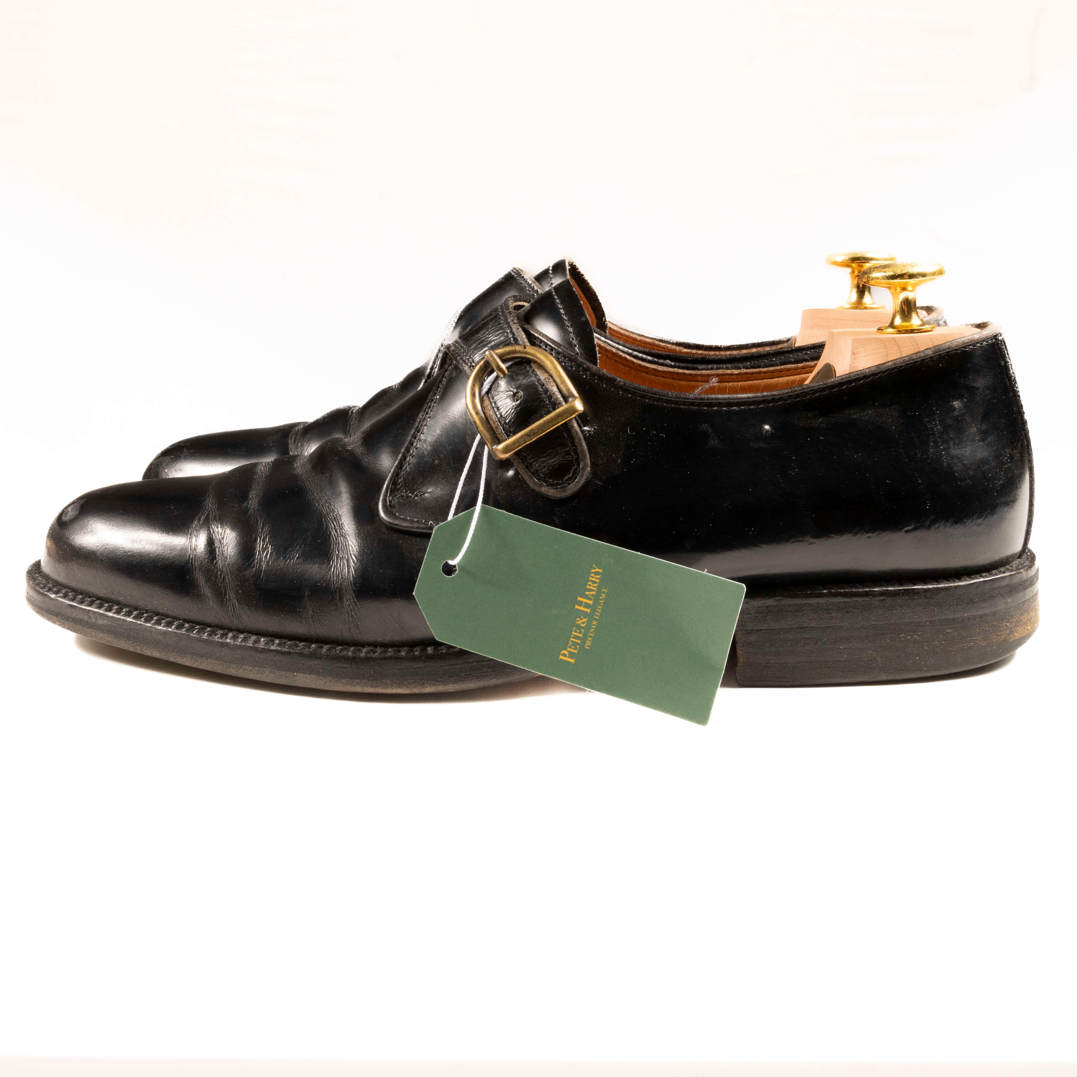 Bally Black Single Monkstrap