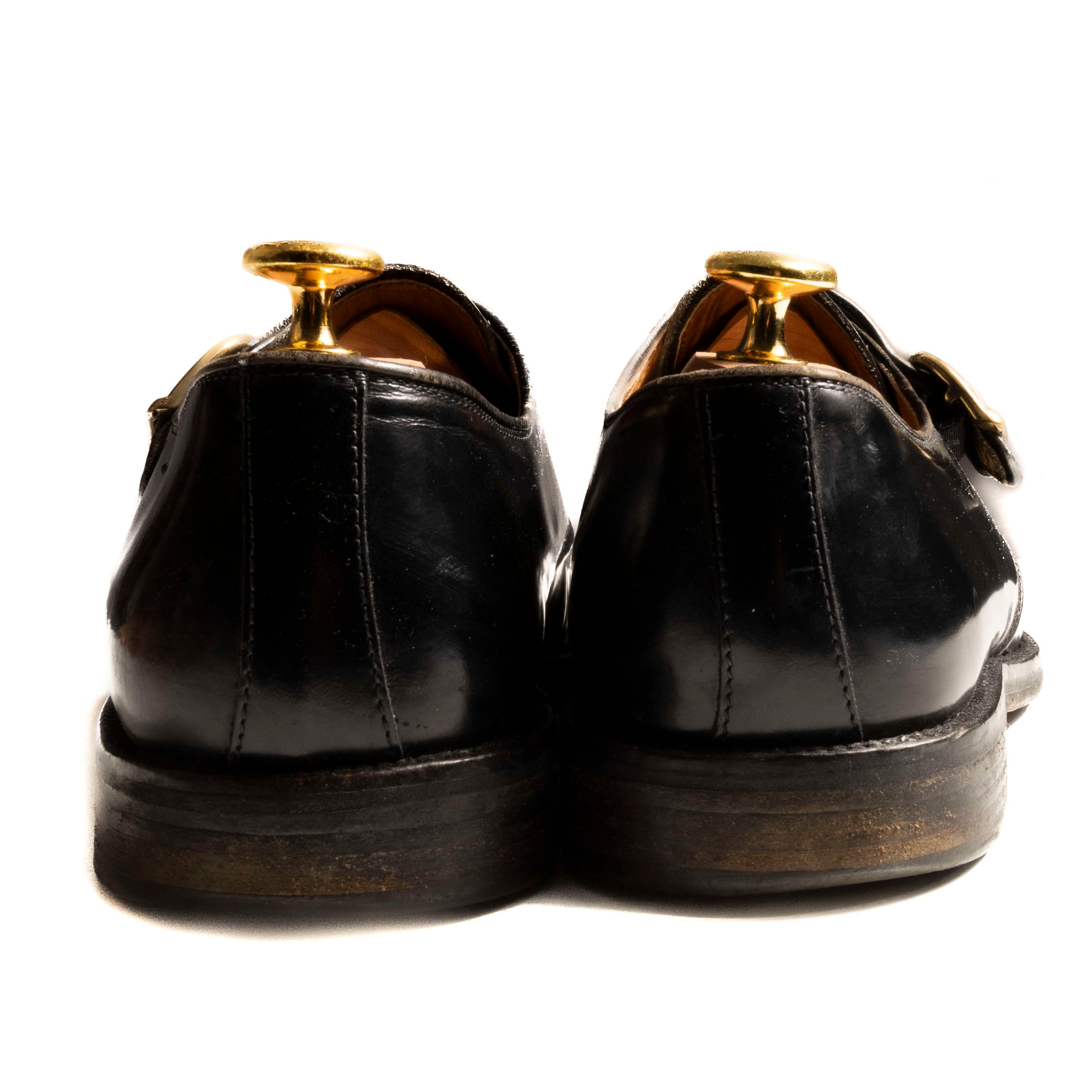 Bally Black Single Monkstrap