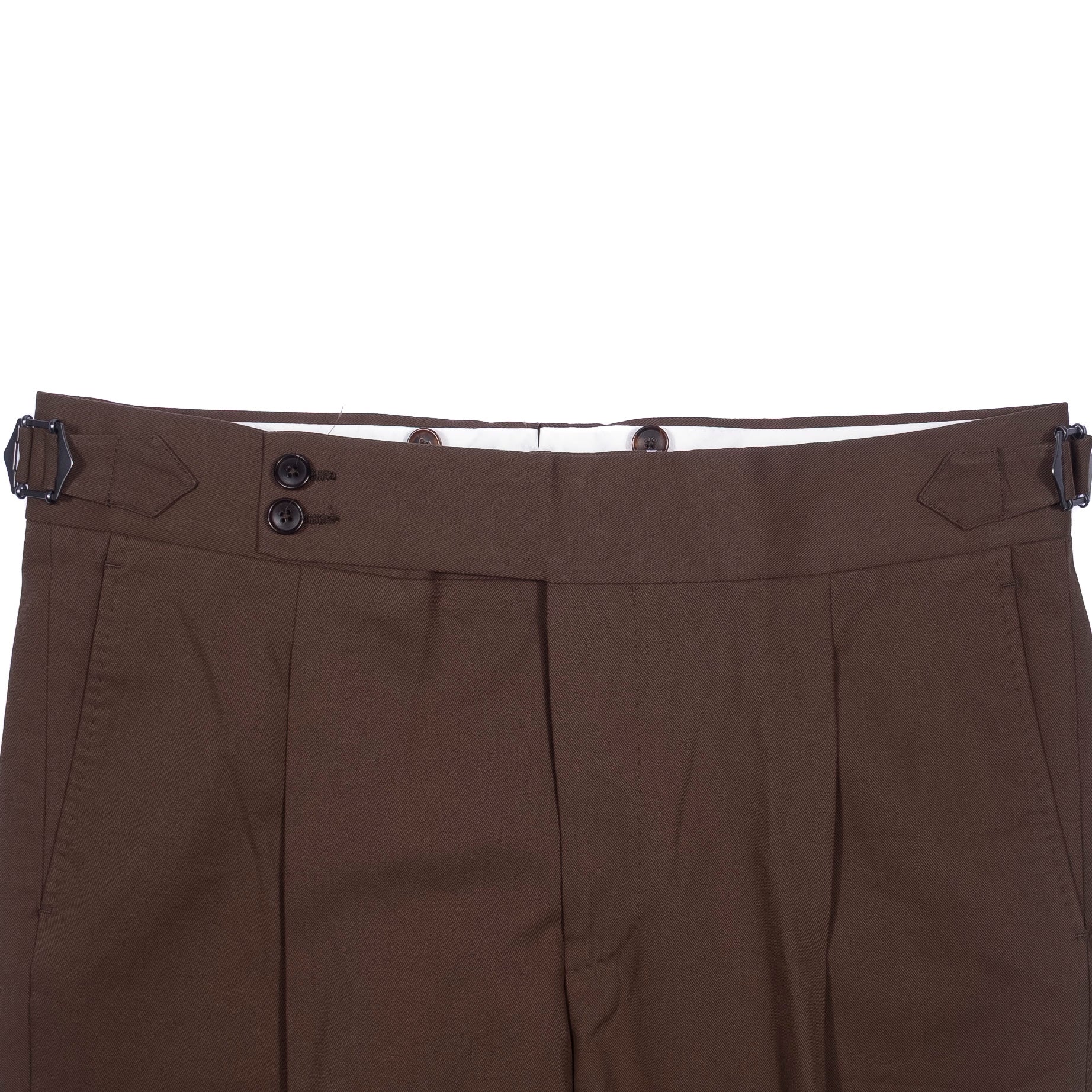 Herse Brown Cotton Suit 48