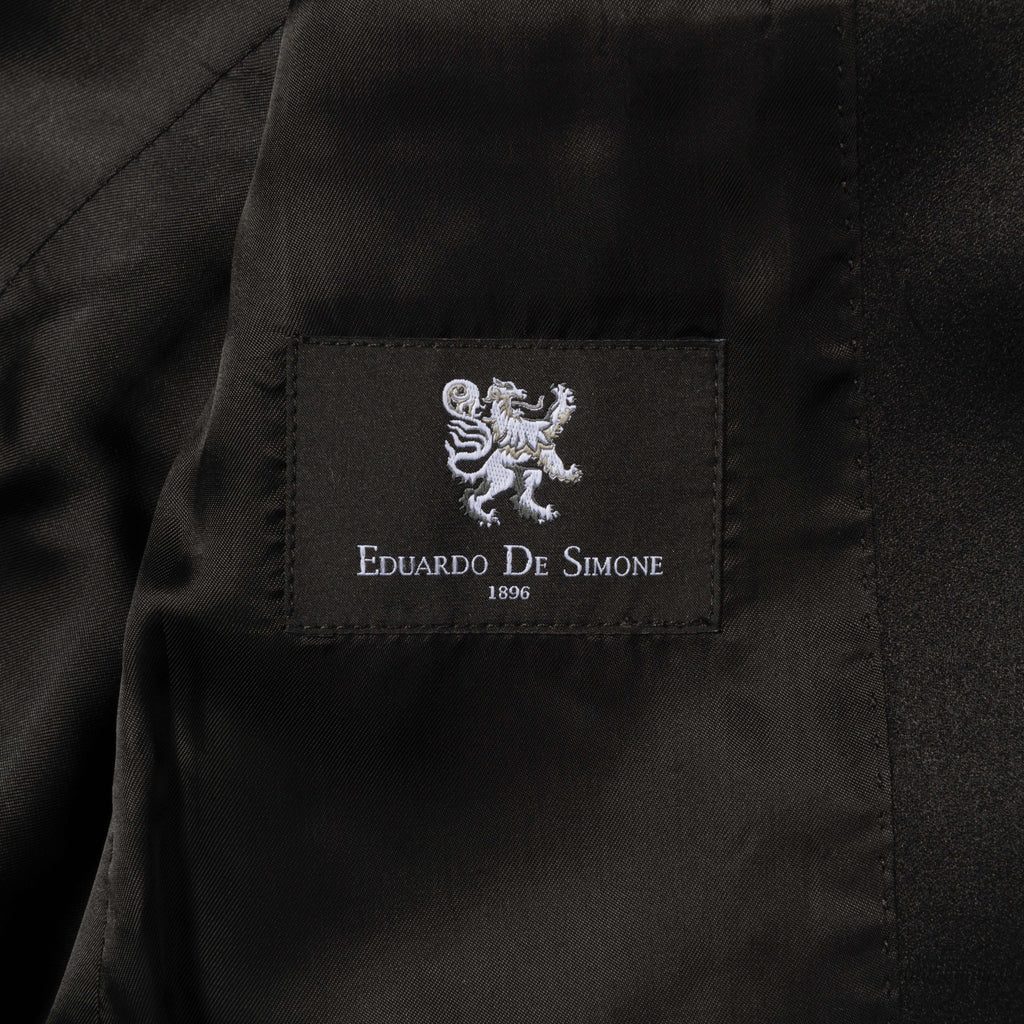 Est Retail Price 20 000 SEK - Neapolitan Hand Tailored Black Tuxedo Suit Sz 48