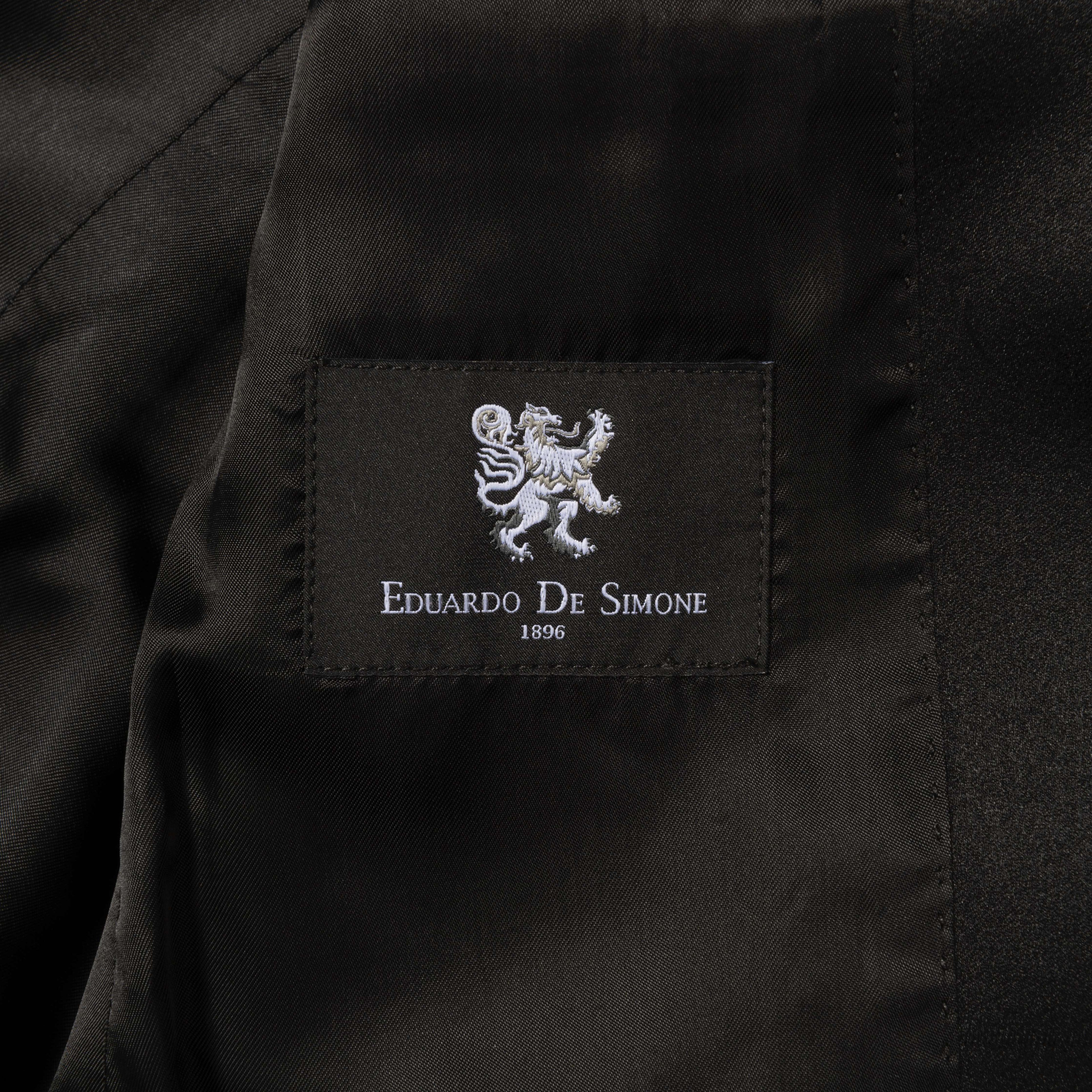 Est Retail Price 20 000 SEK - Neapolitan Hand Tailored Black Tuxedo Suit Sz 48