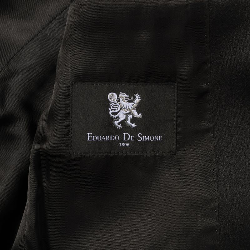 Neapolitan Hand Tailored Black Tuxedo Suit Sz 48