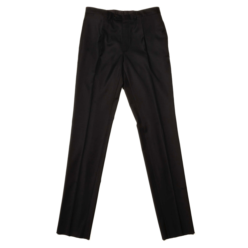 Est Retail Price 20 000 SEK - Neapolitan Hand Tailored Black Tuxedo Suit Sz 48