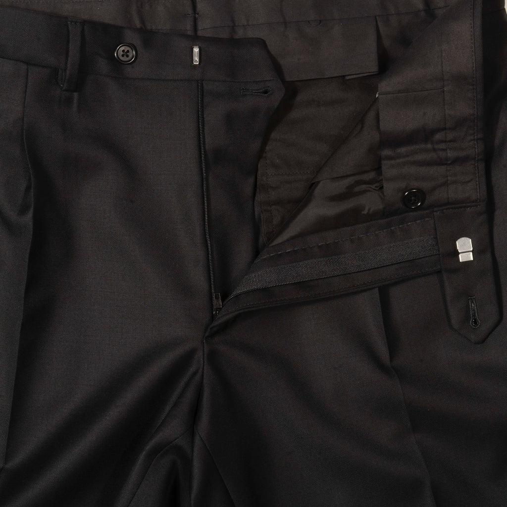 Est Retail Price 20 000 SEK - Neapolitan Hand Tailored Black Tuxedo Suit Sz 48