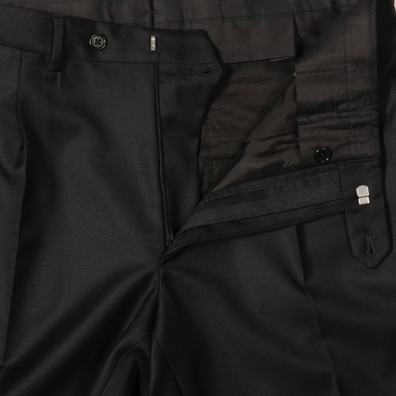 Neapolitan Hand Tailored Black Tuxedo Suit Sz 48