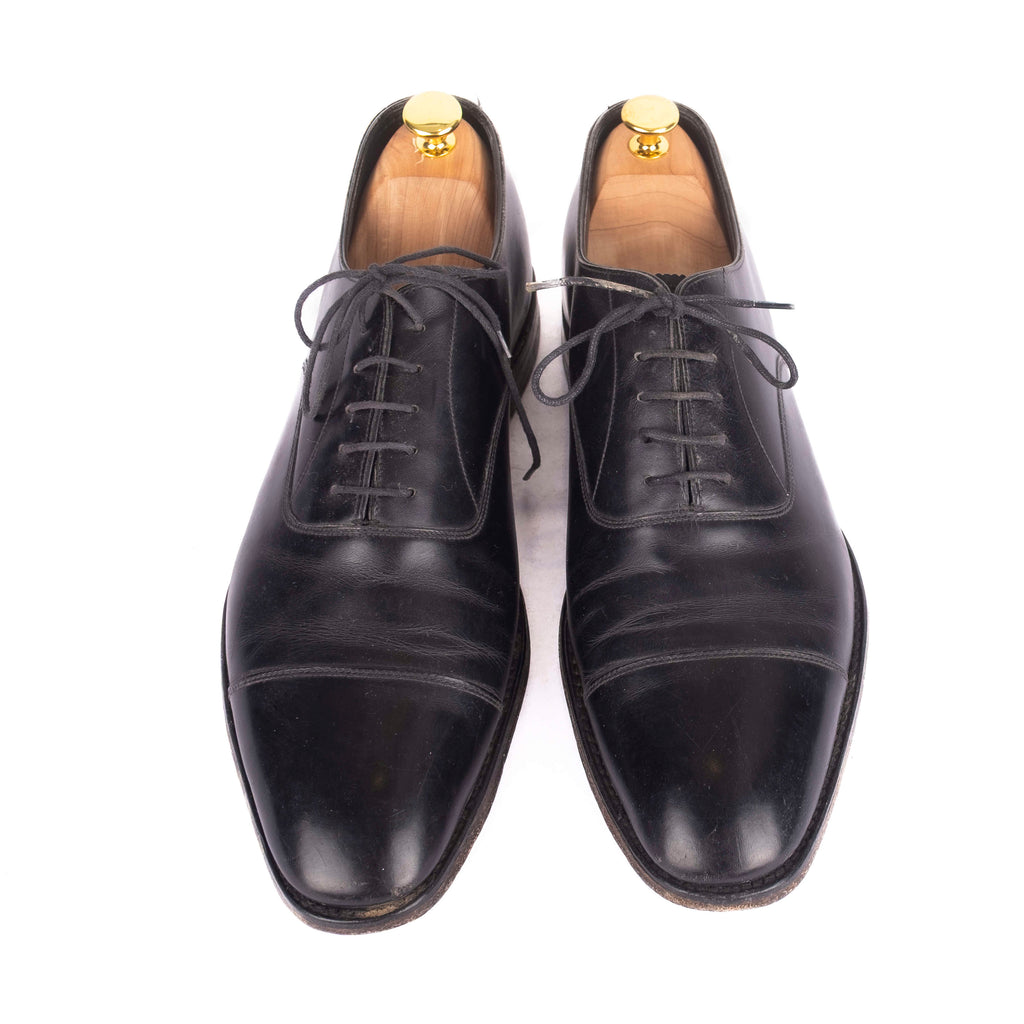 Black Cap Toe Oxford