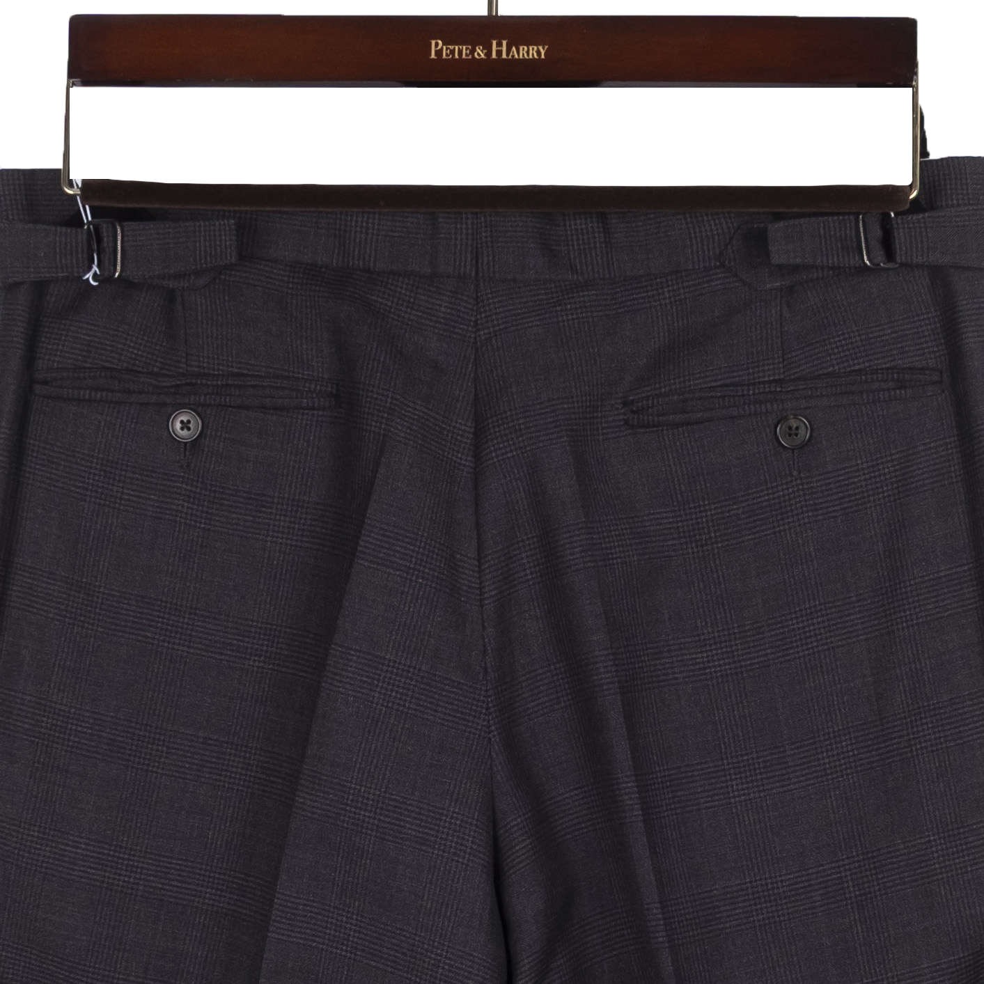 Navy Wool Dress Trousers