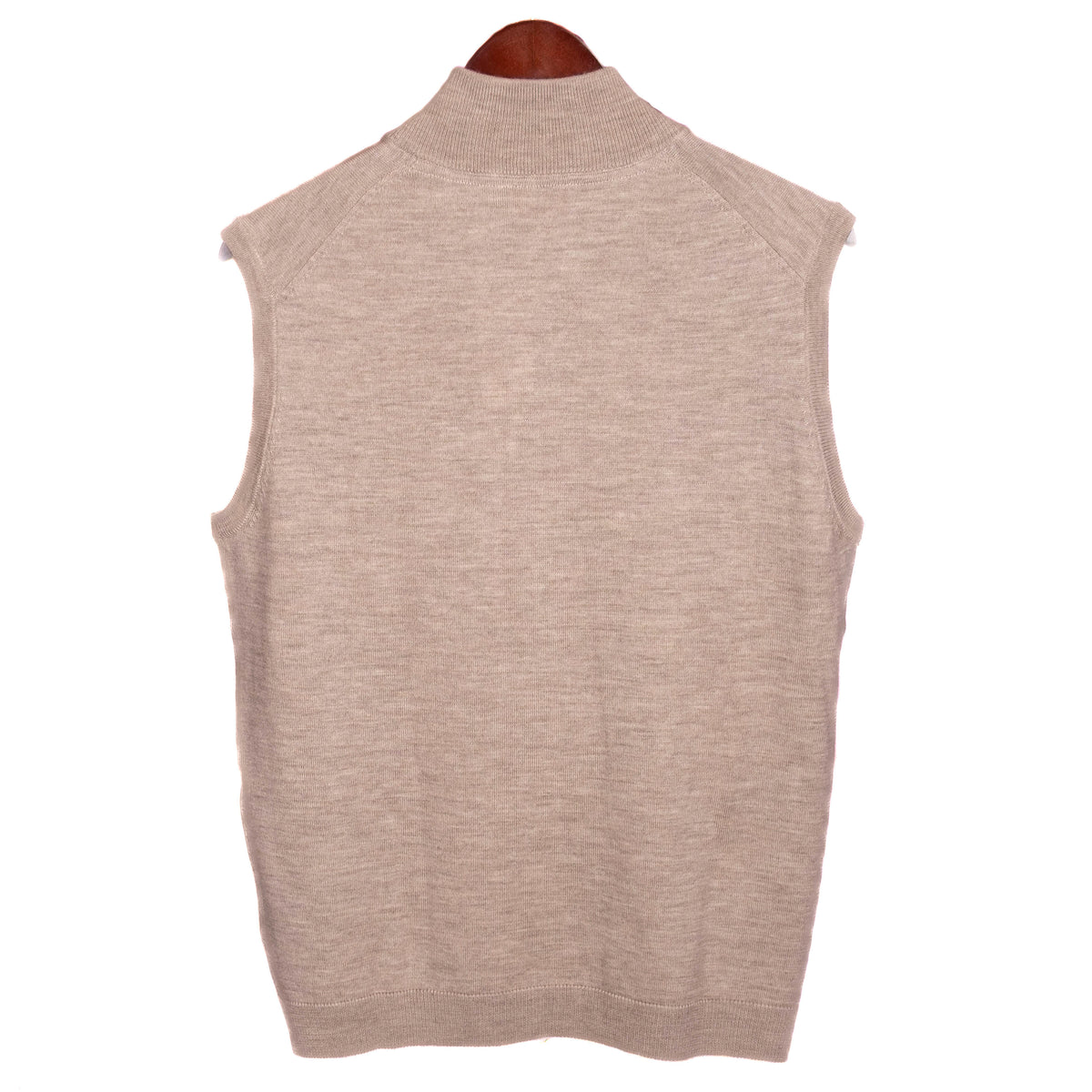 Taupe Full Zip Vest