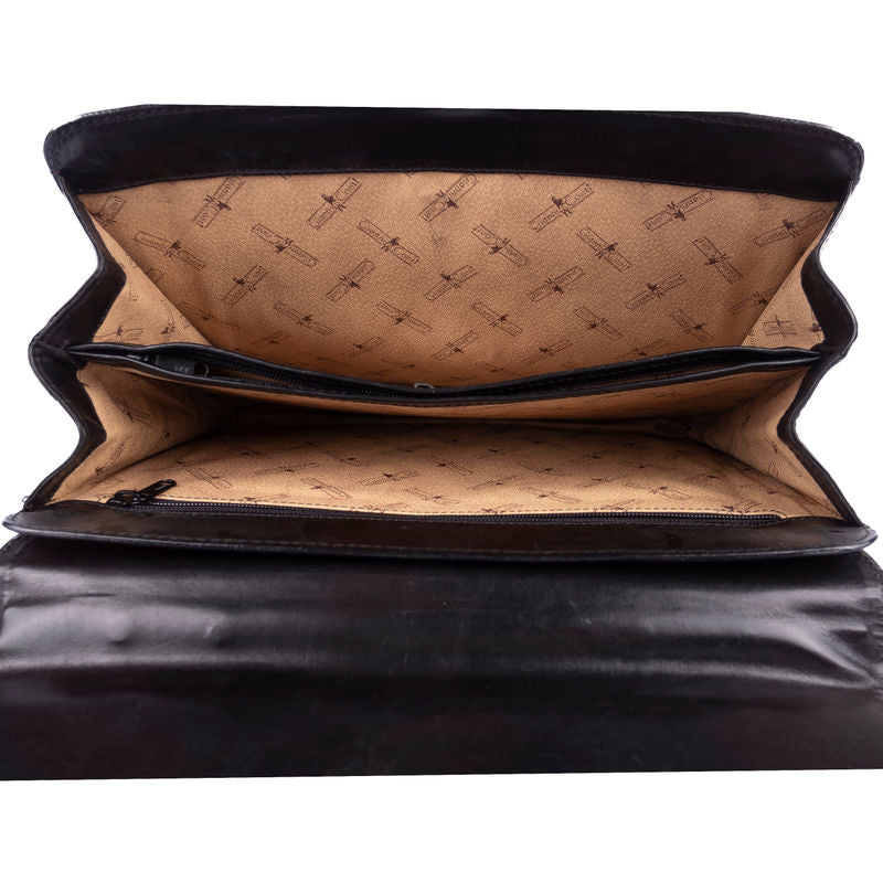 Black Leather Briefcases