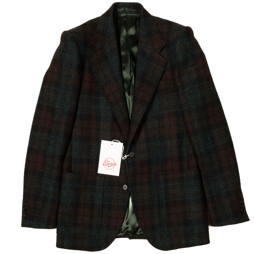 Neapolitan Hand Tailored Holland & Sherry Tweed Sport Coat Sz 50