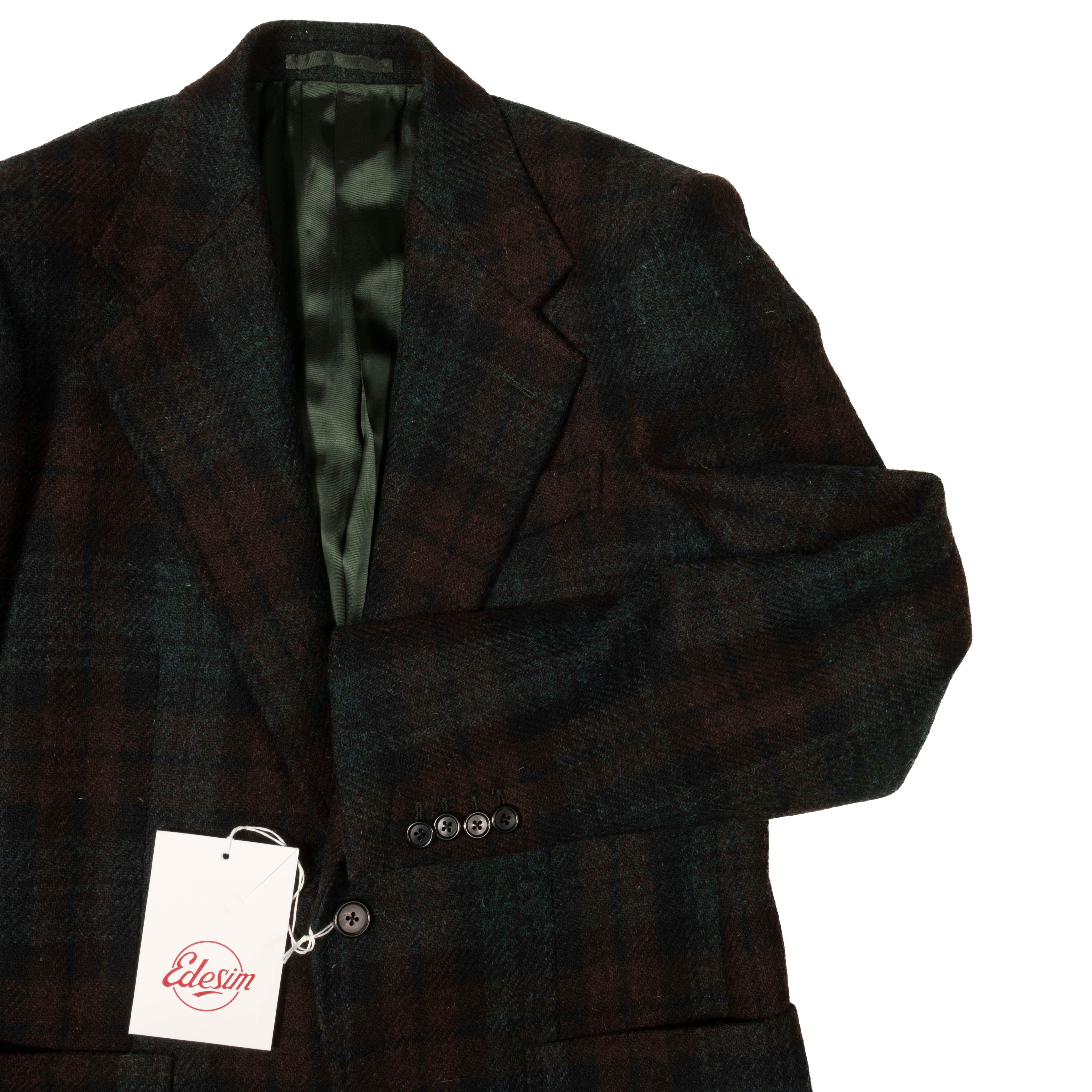 Neapolitan Hand Tailored Holland & Sherry Tweed Sport Coat Sz 50
