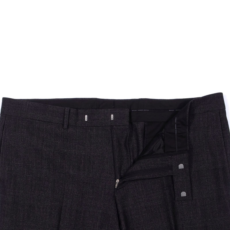 Hugo Boss Charcoal Prince of Wales Check Suit