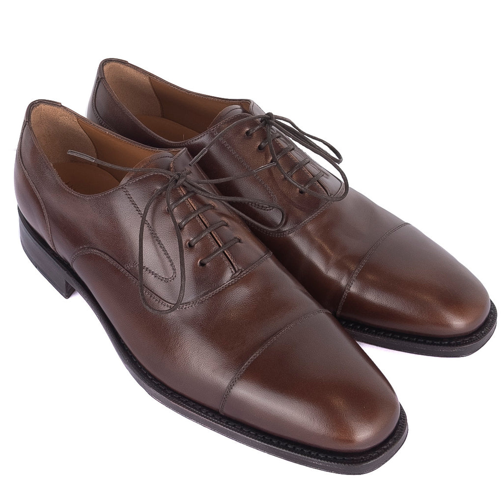 Box Calf Brown Cap Toe Oxfords