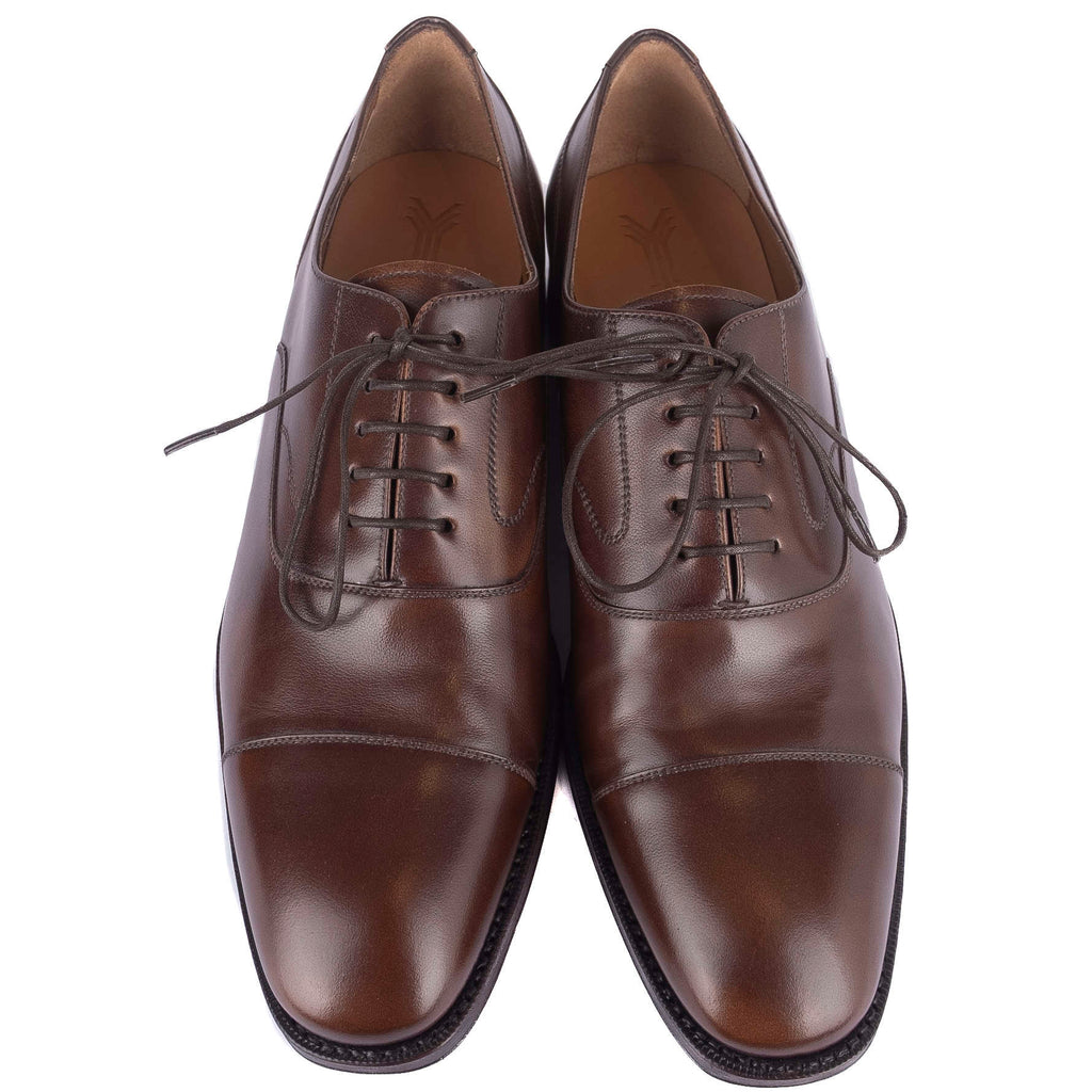 Box Calf Brown Cap Toe Oxfords