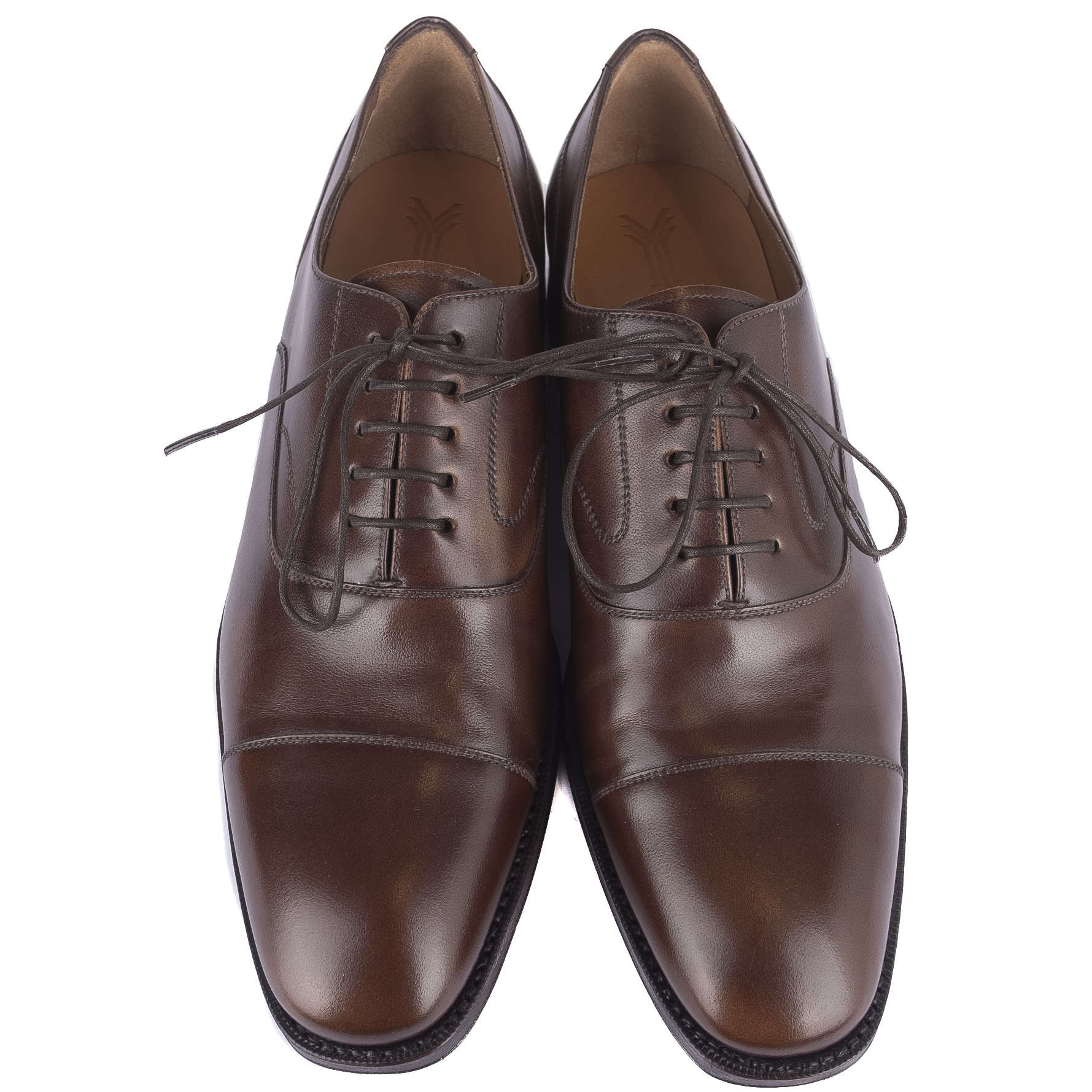 Box Calf Brown Cap Toe Oxfords