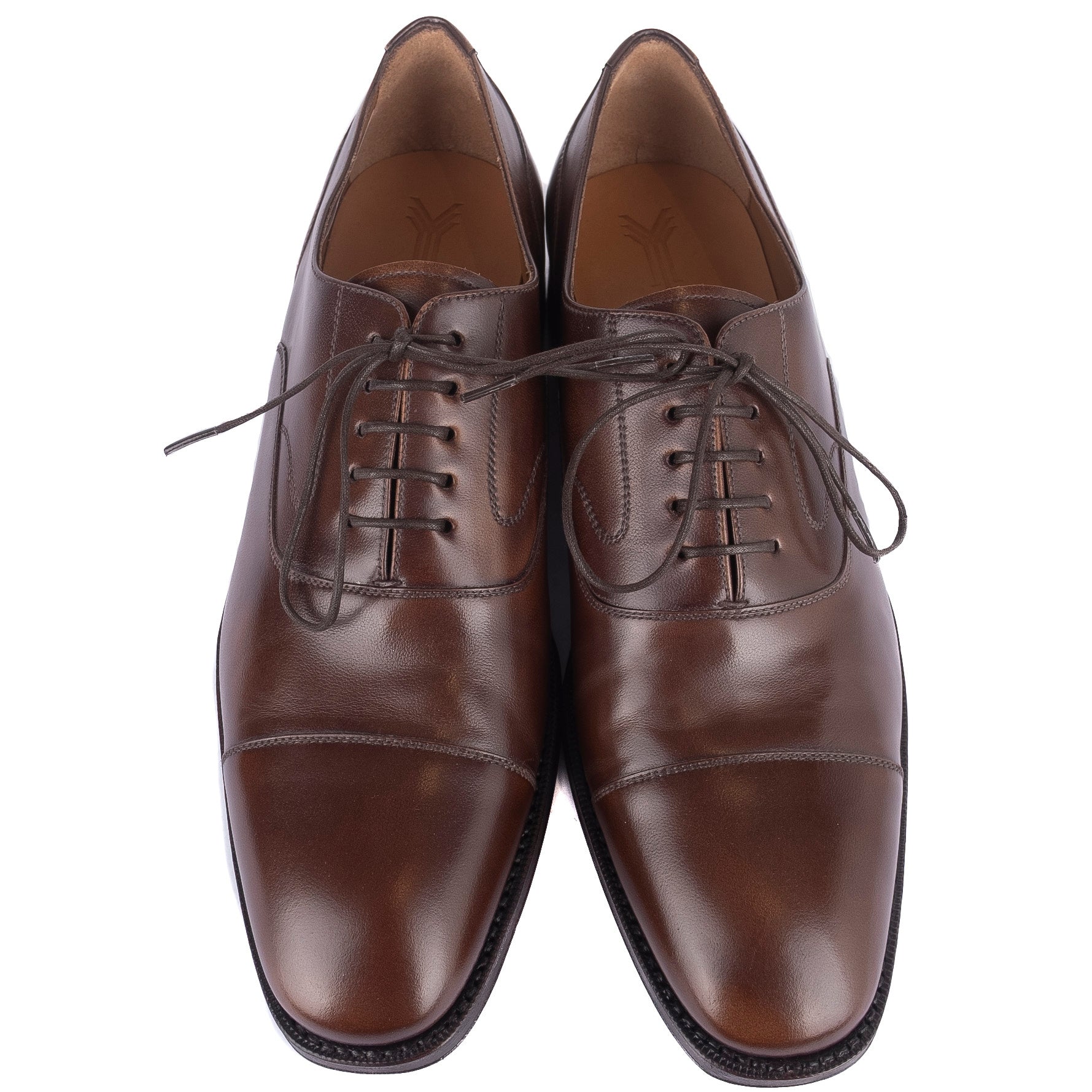 Box Calf Brown Cap Toe Oxfords