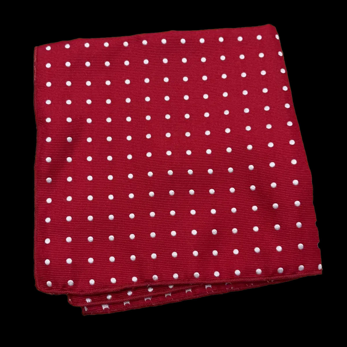 Red Polkadot Pocket Square