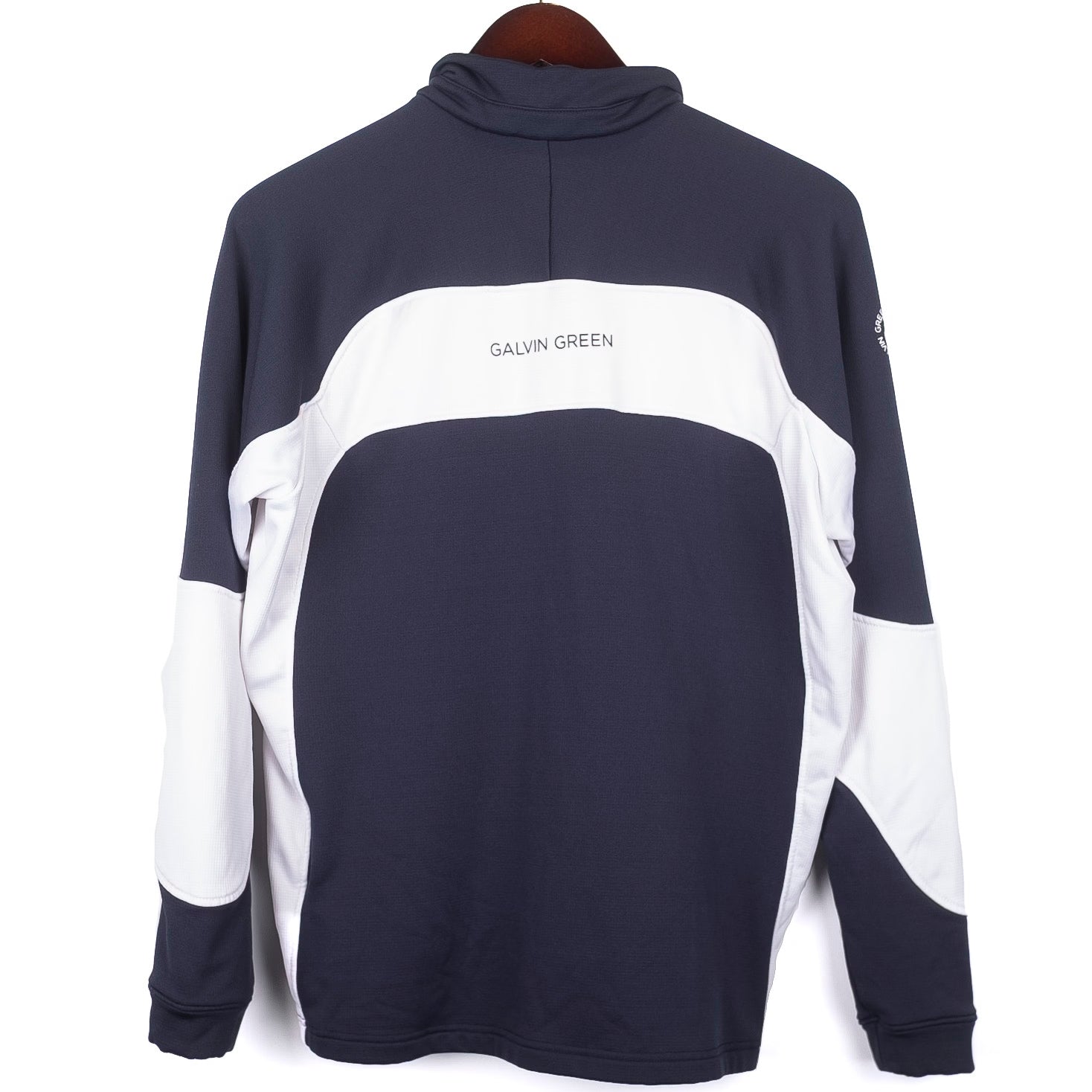 Navy and White Track Jacket