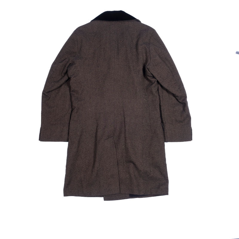E-F-V Clothing Brown Light Tweed Coat Sz 48