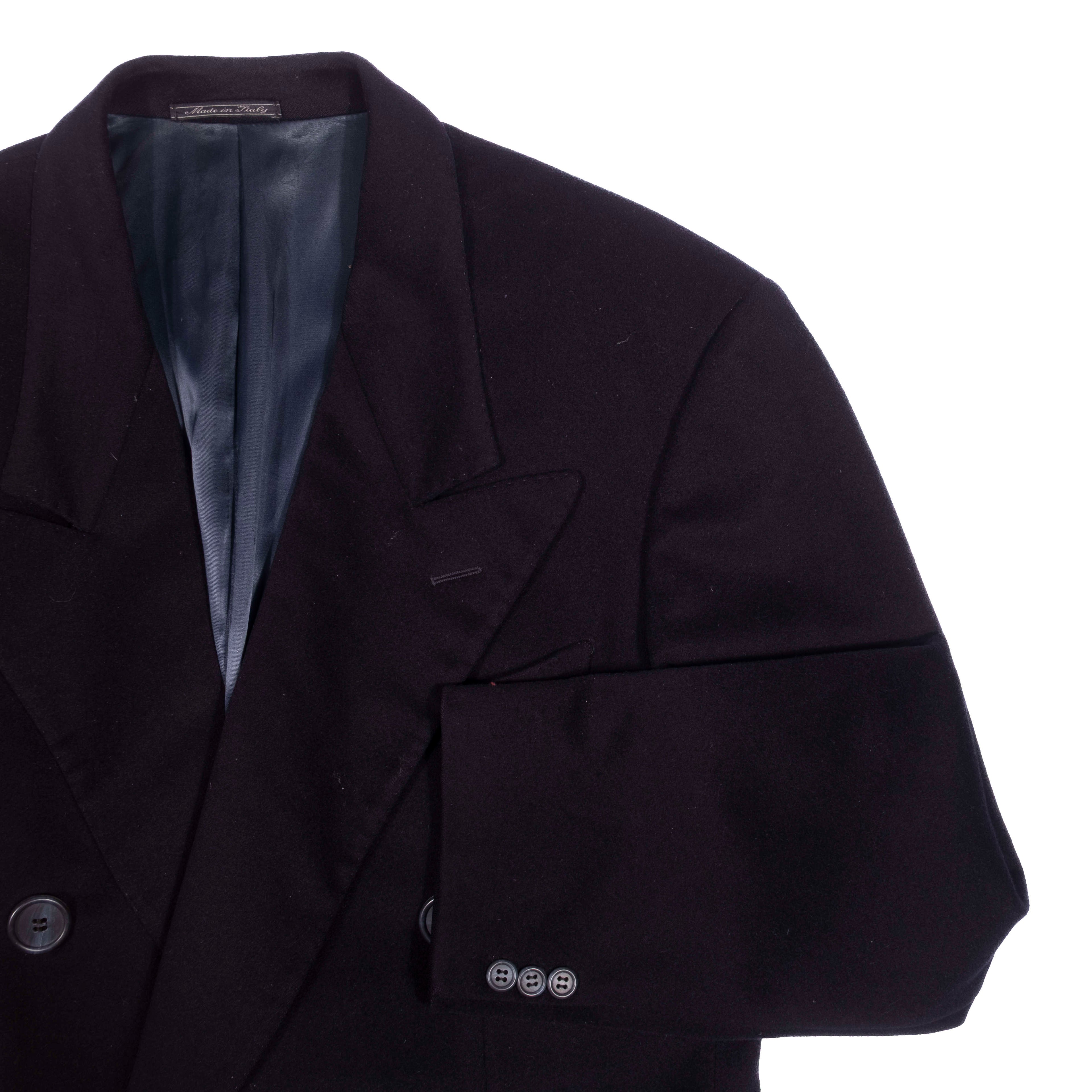 Navy Double Breasted Coat