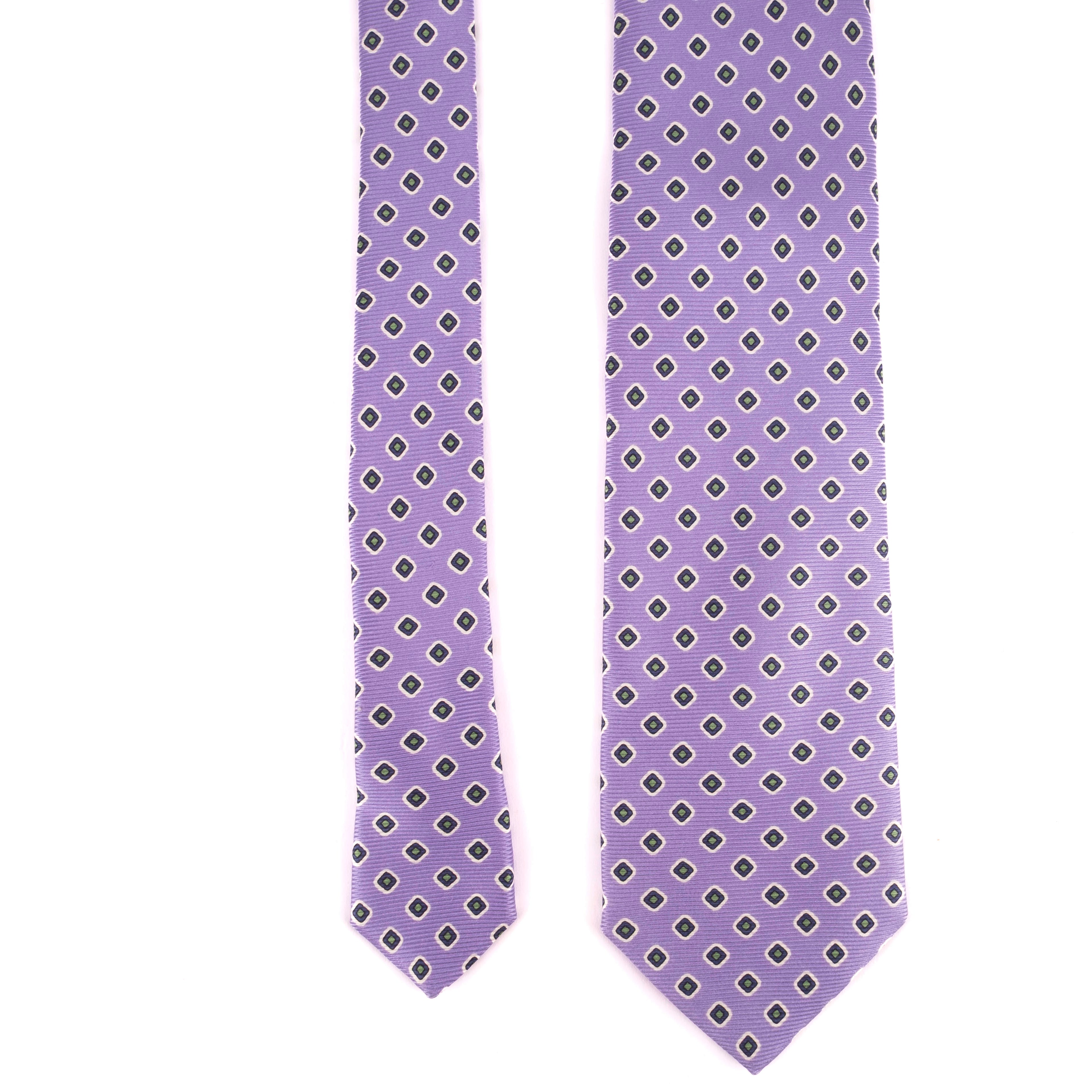 Purple Patterned Tie