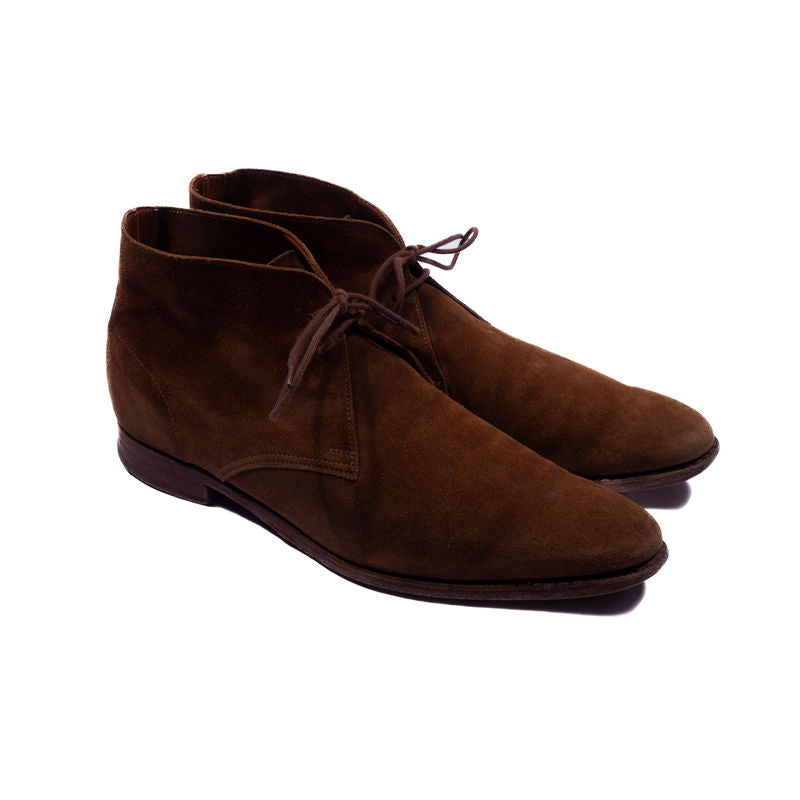 Crockett & Jones Hayle Brown Suede Chukka Boots