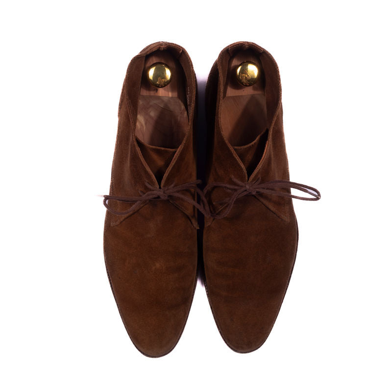 Crockett & Jones Hayle Brown Suede Chukka Boots
