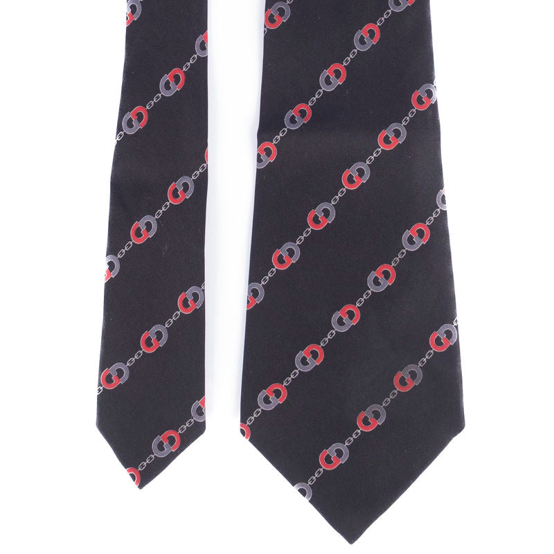 Black Patterned Tie
