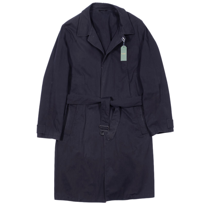 Zegna Navy Trench Coat