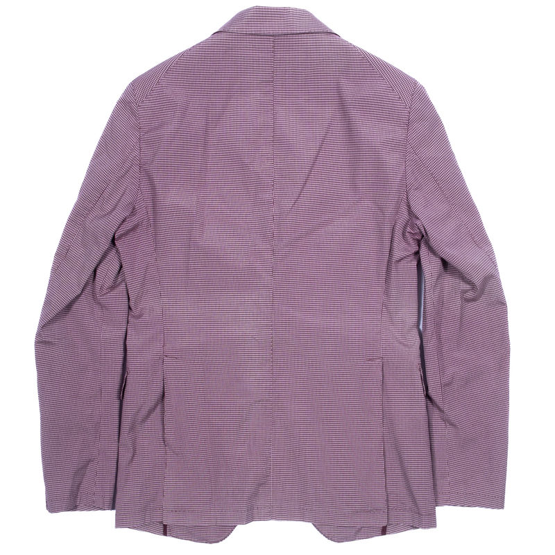 Rose & Born Burgundy Checked Blazer Sz 48