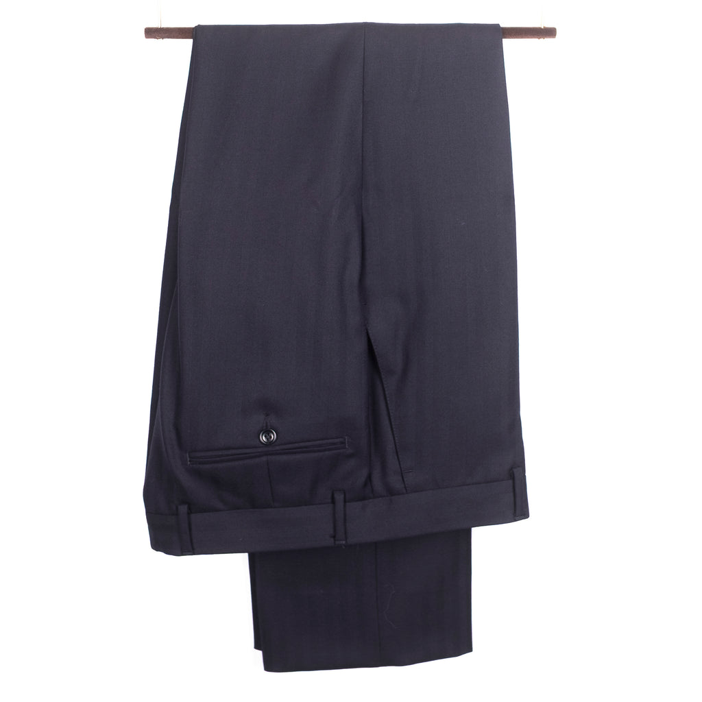 Navy Striped Business Suit