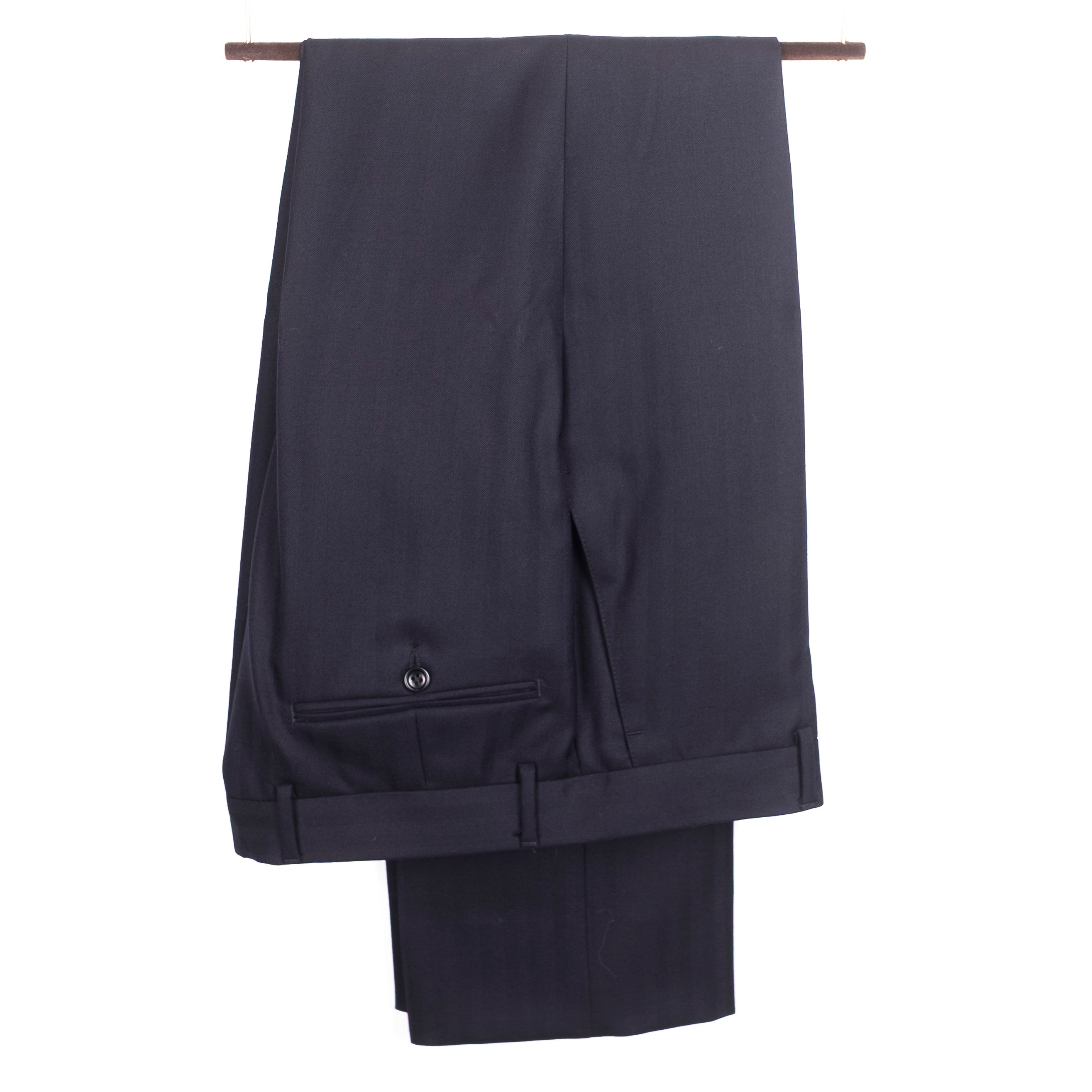 Navy Striped Business Suit