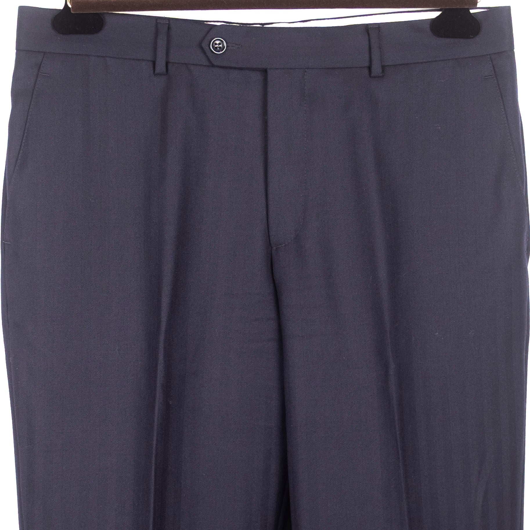 Navy Striped Business Suit