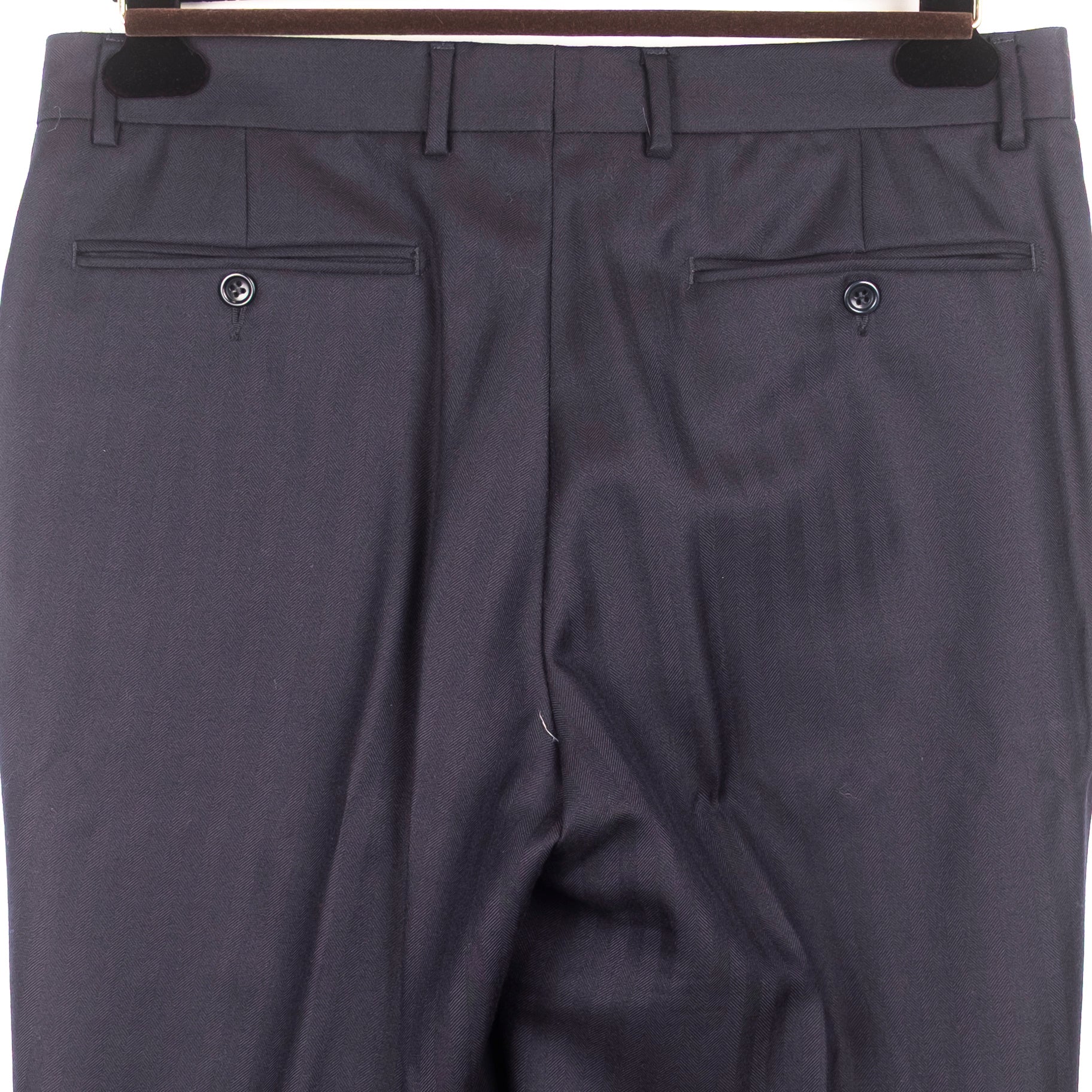 Navy Striped Business Suit