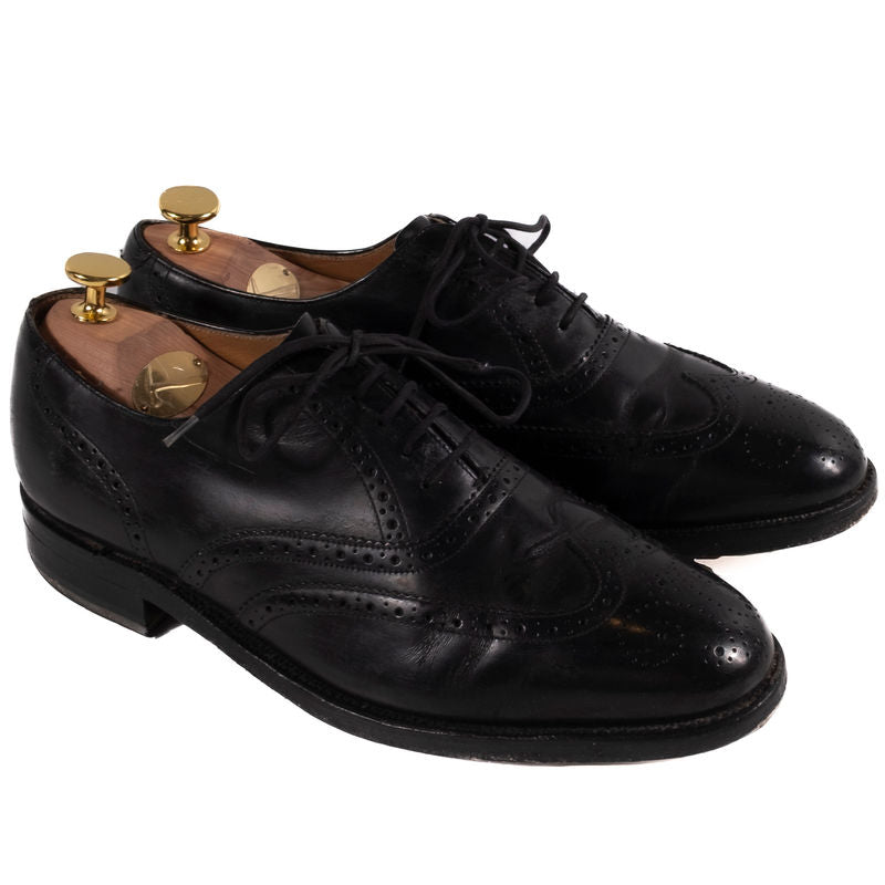 Barry of England Black Leather Oxfords